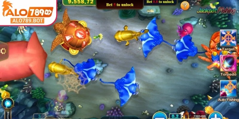 Jackpot Fishing Alo789 – Game Bắn Cá Săn Hũ Siêu Hấp Dẫn 2 Trong game mỗi loại súng phù hợp với các loài sinh vật khác nhau